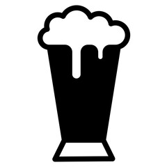 Beer mug icon, alcohol, beer glass icon, alcohol drink.