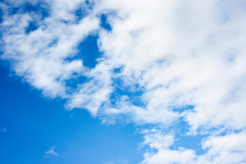 Fototapeta premium Blue Cloudy sky