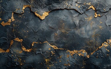 Black and gold background texture