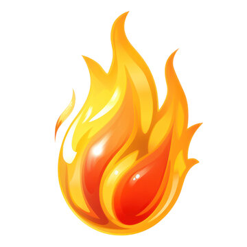 fire flame isolated transparent illustration