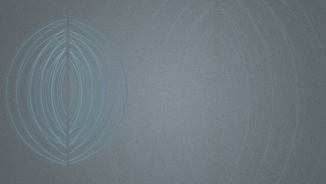 Abstrato fundo geom&eacute;trico gradiente tons de azul. Padr&atilde;o moderno de linhas arredondadas , casca de cebola azuis brilhantes. Geom&eacute;trico. Conceito futurista. Modelo de banner horizontal. Ilustra&ccedil;&atilde;o. 