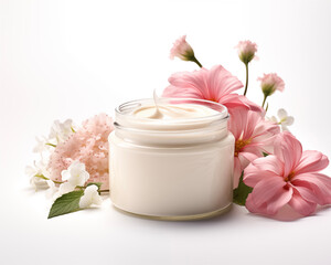 Obraz na płótnie Canvas Jar with cosmetic cream.