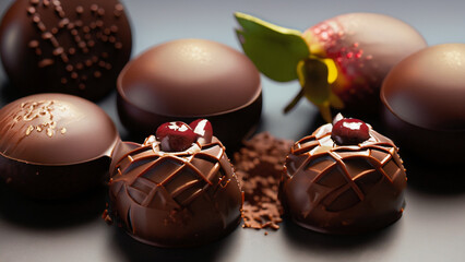 chocolate candy ai generated
