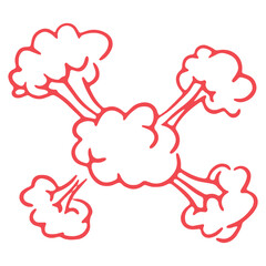 Doodle Handdrawn Explosion Comic