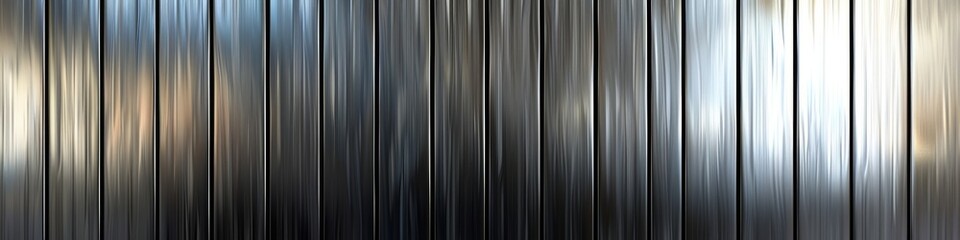 A sleek metal texture with brushed stripes, offering a modern and industrial feel for contemporary backdrops - obrazy, fototapety, plakaty