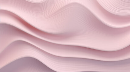 Obraz premium Pastel pink waves abstract background