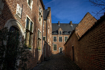 Houses in Le Beguinage, Leuwen, Belgium