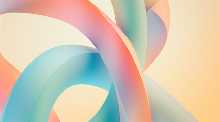 abstract geometric background in pastel tones