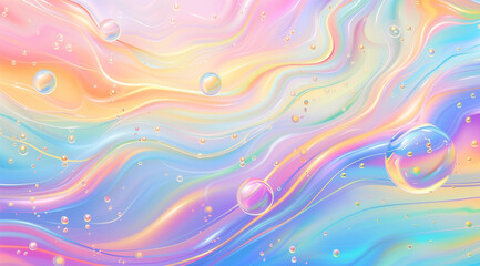 abstract colorful fluid background in pastel tones