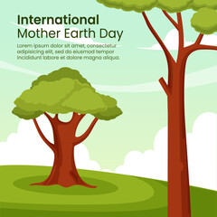 social media post for International mother earth day