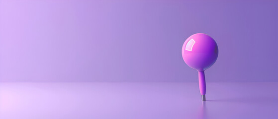 purple  pin on purple background