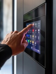 a touch screen control panel for home automation, techsavvy real estate