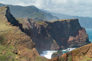 Steilküste an der Ponta de São Lourenço auf Madeira