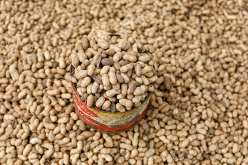 Peanuts for sale in Fatick, Senegal