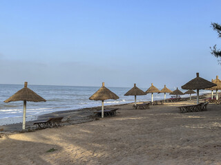 Beach in Ndayane, Senegal