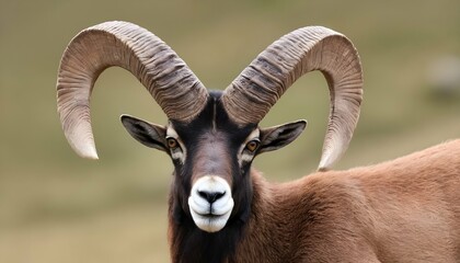 An-Ibex-With-Its-Horns-Used-For-Asserting-Dominanc- 3 - obrazy, fototapety, plakaty