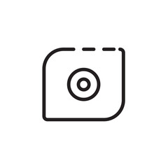 Digital Camera Photo Line Icon