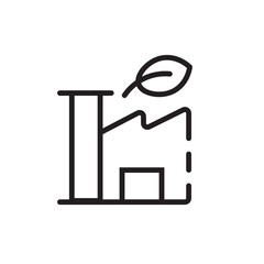 Industry Nature Process Line Icon