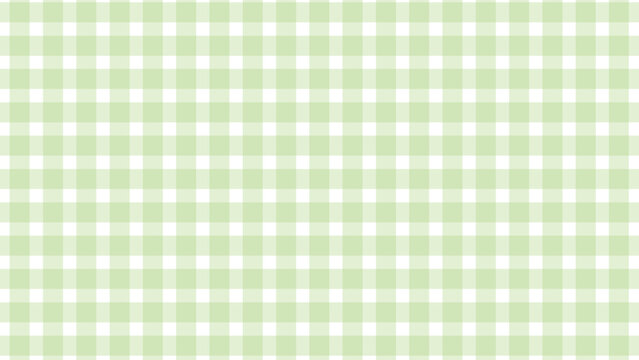White and green plaid pattern classic background