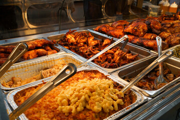 BBQ food buffet