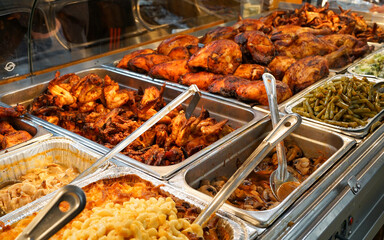 BBQ food buffet