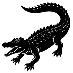 crocodile silhouette vector illustration,turnstone house,Cute cartoon dragon characters,Holiday t shirt,Hand drawn trendy Vector illustration,svg crocodile face,dragon on black background
