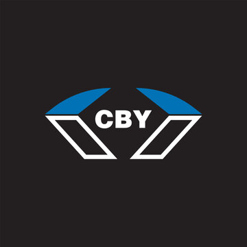 CBY letter logo design on white background. CBY logo. CBY creative initials letter Monogram logo icon concept. CBY letter design