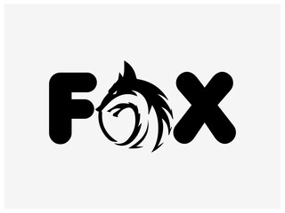Fox logo template design,Logo illustration style,fox logo vector illustration clipart icon,Fox logo design,Vector of a fox head design on white background easy editable layered vector illustration.