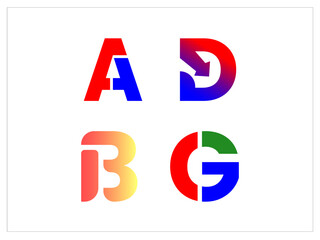 Abstrak font alphabet modern digital vector illustration,letter futuristic alphabet A-Z logo,suitable for media brands names and ,Modern abstract digital alphabet font.Minimal technology typography.