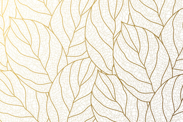 pattern of leaves background wallpaper design vector
