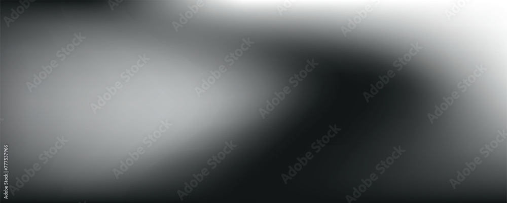 Poster black background with cloudy white and gray fog illustration. elegant abstract background design wit