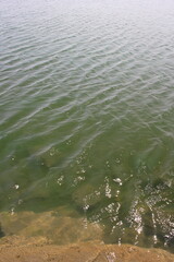 water flowing into the water