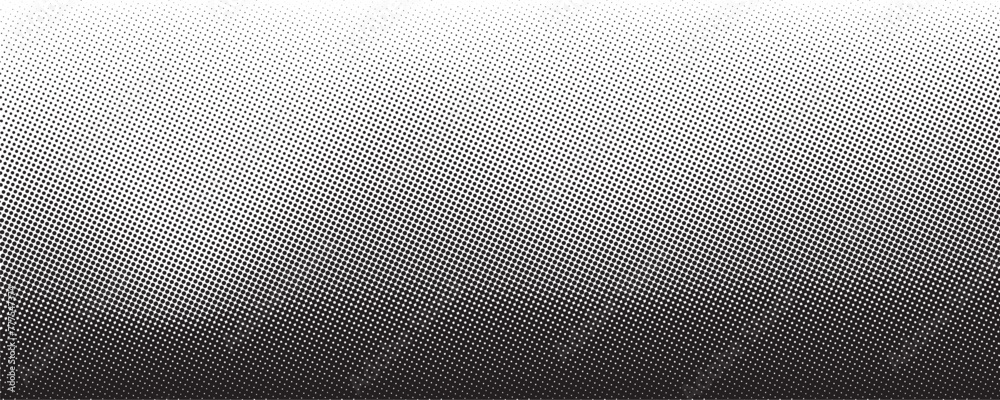 Poster Dotted halftone waves. Abstract liquid shapes, wave effect dotted gradient texture waves isolated vector symbols set. Halftone graphic dots waves. Wave dotted halftone, creative shape abstract