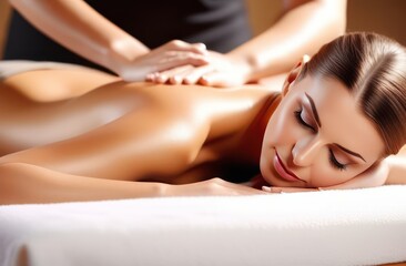 Fototapeta premium massage concept with candles