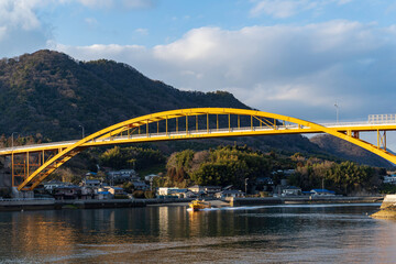 Obraz premium しまなみ海道 高根大橋（こうねおおはし）