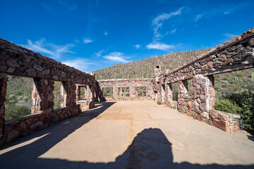 Bowen Stone Homestead Ruins, Tucson Mountain Park in Tucson Arizona