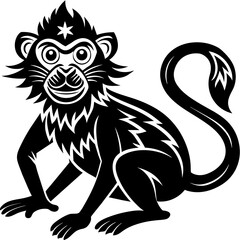 chinese-horoscope-year-monkey-vector-image