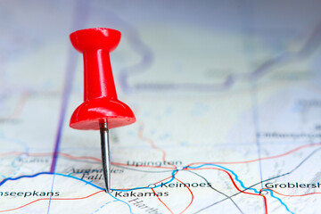 Kakamas, South Africa pin on map