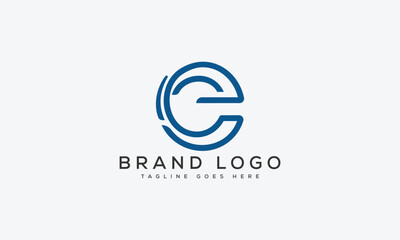 Fototapeta premium letter E logo design vector template design for brand