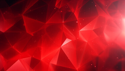 A red abstract background with a lot of dots
