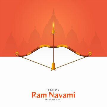 Happy Ram Navami festival of India Social Media Post
