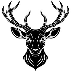 deer--head-silhouette-vector-on-white-background 