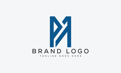 letter Pm logo design vector template design for brand