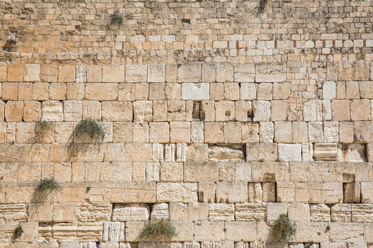 The Western Wall in Jerusalem, Israel