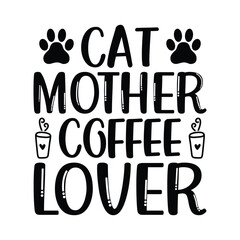 cat mother coffee lover