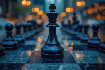 Tactical Triumph: Chessboard Brilliance