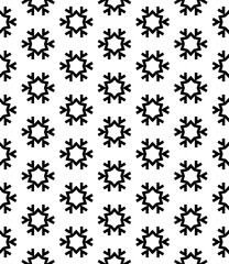 Black and white seamless abstract pattern. Background and backdrop. Grayscale ornamental design.