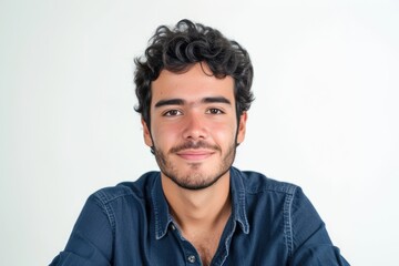 Obraz premium Brazilian Entrepreneur in Thoughtful Pose
