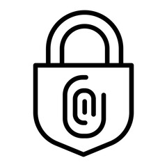 Fingerprint scan icon