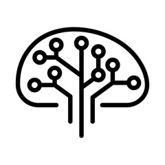 AI, artificial intelligence icon